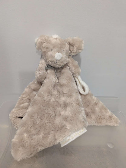 Blankets and Beyond Plush Puppy Security Blanket - Beige