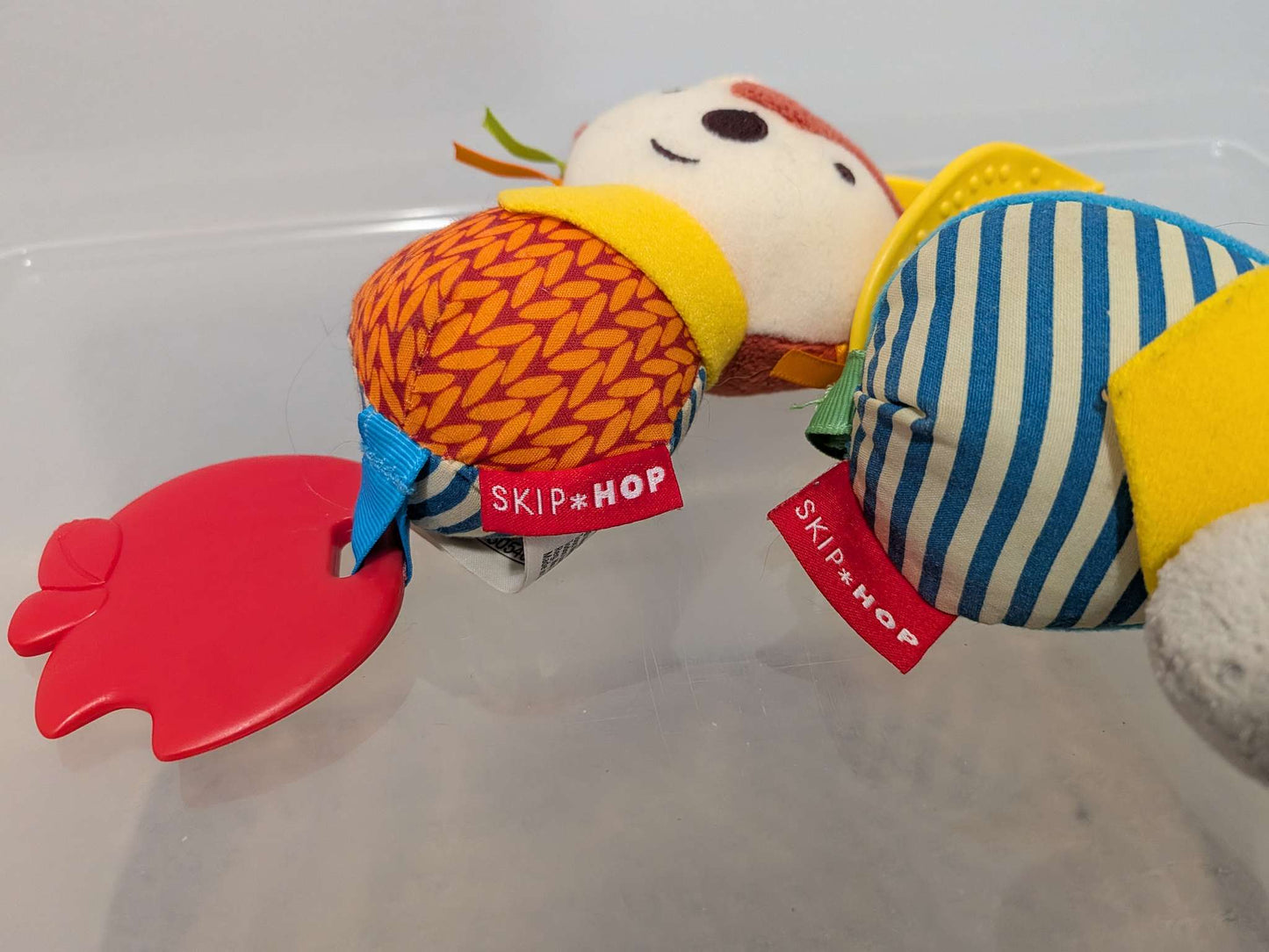 Skip Hop Bandana Buddies Fox & Elephant Stroller Toy Pair