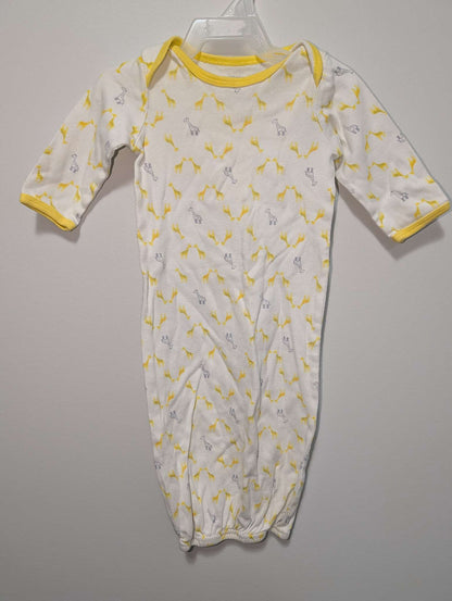 Simple Joys Giraffe Sleep Gown - 0-3M, Kids 3 Month (0-3M)