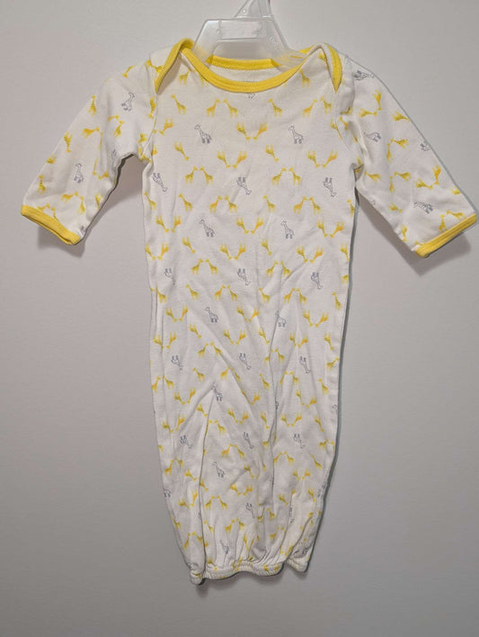 Simple Joys Giraffe Sleep Gown - 0-3M, Kids 3 Month (0-3M)
