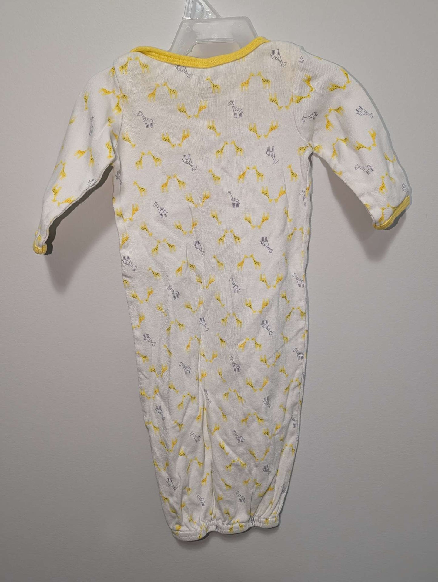 Simple Joys Giraffe Sleep Gown - 0-3M, Kids 3 Month (0-3M)