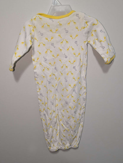 Simple Joys Giraffe Sleep Gown - 0-3M, Kids 3 Month (0-3M)