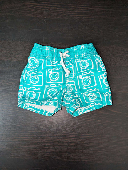 Baby Gap Camera & Shark Swim Trunks - 0-6M, Kids 6 Month (3-6M)