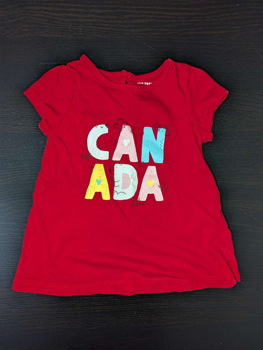 Joe Fresh Red Canada Day Shirt - 12-18M, Kids 9 Month (6-9M)