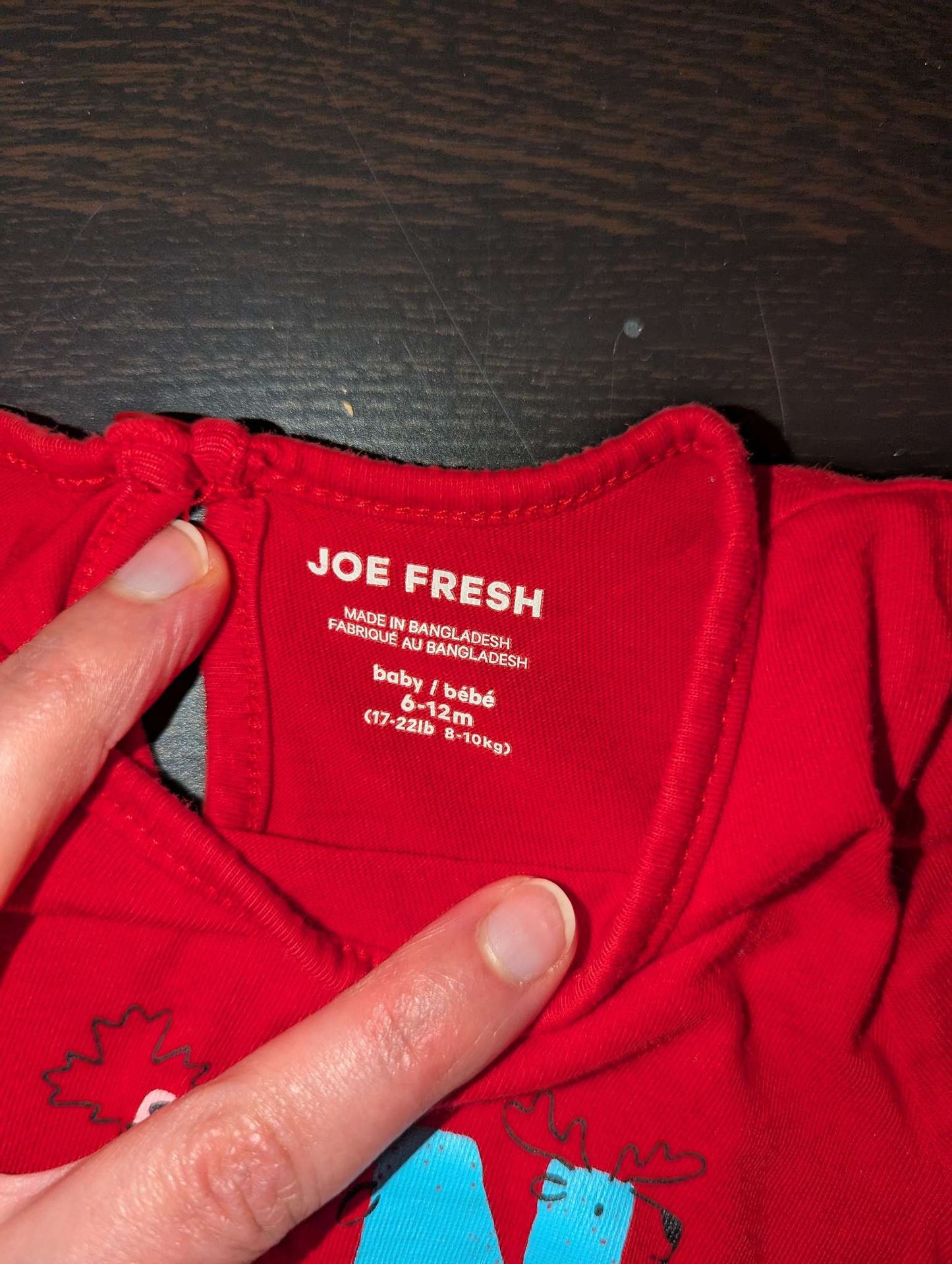 Joe Fresh Red Canada Day Shirt - 12-18M, Kids 9 Month (6-9M)