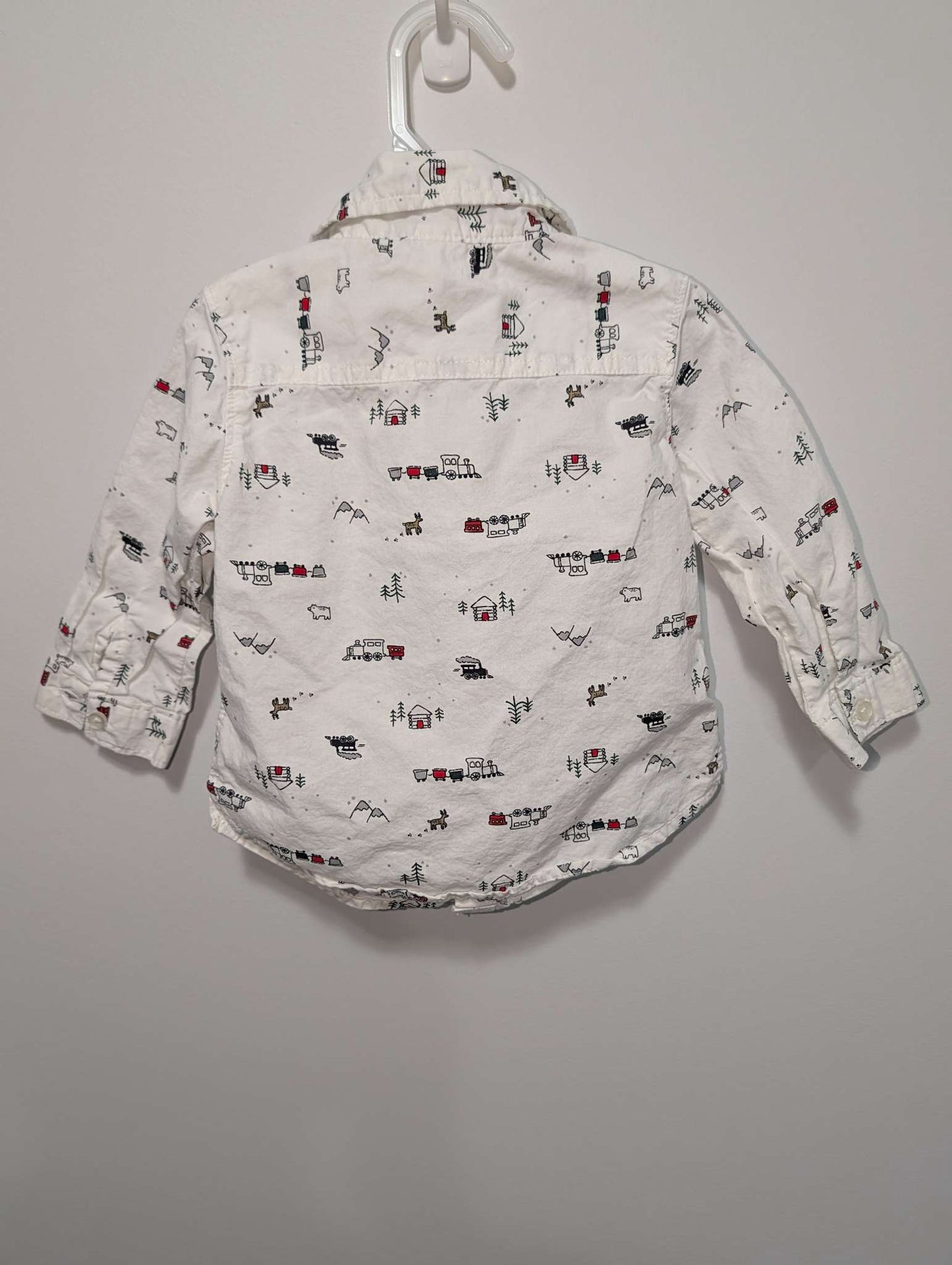 Carter's Winter Train Shirt - 12M, Kids 12 Month (9-12M)