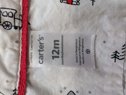 Carter's Winter Train Shirt - 12M, Kids 12 Month (9-12M)