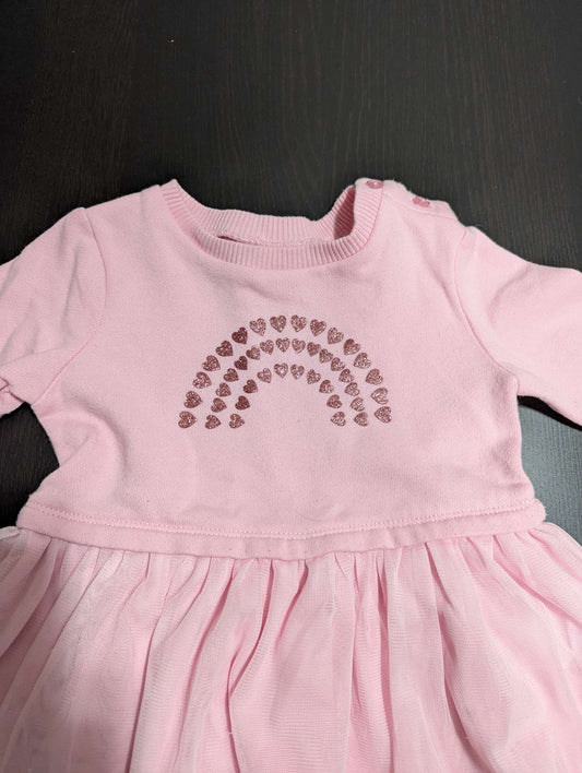 Pink with heart rainbow Valentines day shirt 12- 18 months, Kids 18 Month (12-18M)
