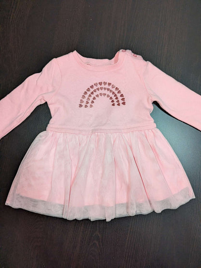 Pink with heart rainbow Valentines day shirt 12- 18 months, Kids 18 Month (12-18M)