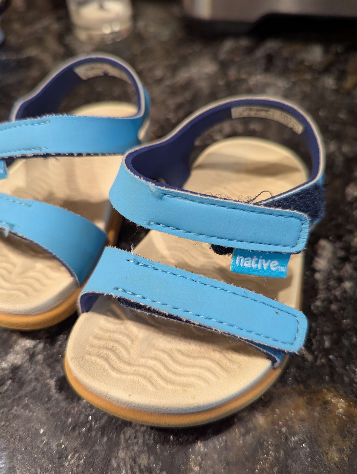 Light Blue Native Sandals Toddler Size 5, Shoes 5 (Walkers:12-24 mth)