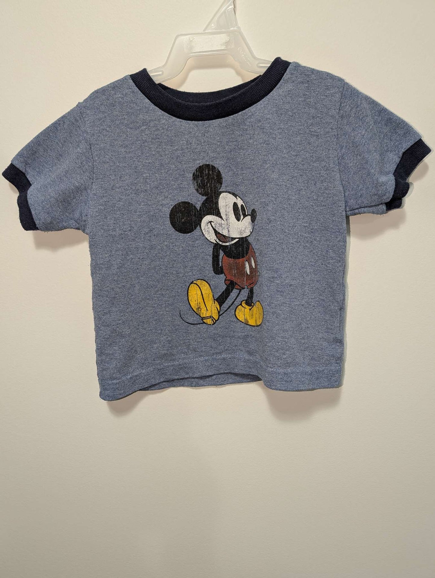 Disney Mickey Mouse Blue Ringer T-Shirt - 18 Months, Kids 18 Month (12-18M)
