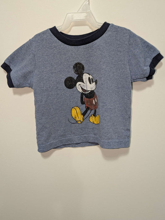Disney Mickey Mouse Blue Ringer T-Shirt - 18 Months, Kids 18 Month (12-18M)