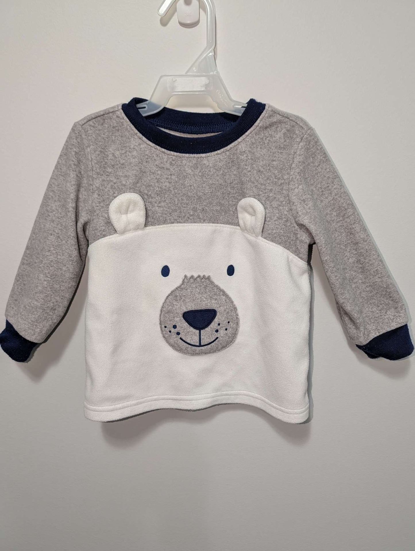 Carter's Polar Bear Fleece Shirt - 18M, Kids 18 Month (12-18M)