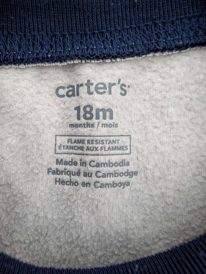 Carter's Polar Bear Fleece Shirt - 18M, Kids 18 Month (12-18M)