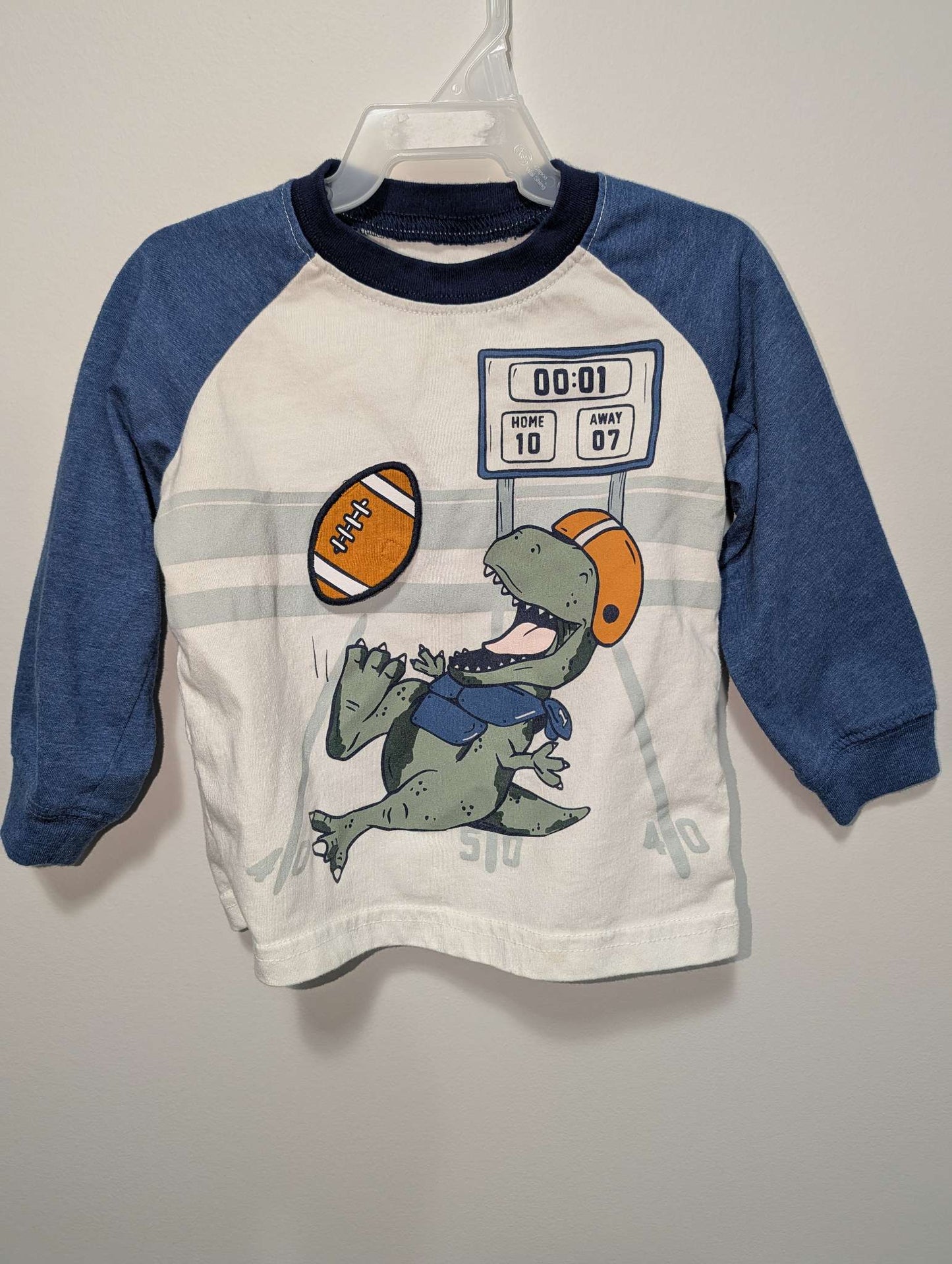 Carter's Football Dinosaur Shirt - 18M, Kids 18 Month (12-18M)