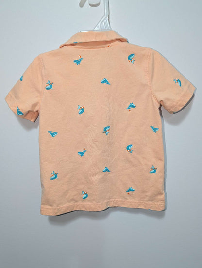 Carter's Orange Whale Polo Shirt - 24M, Kids 24 Month (18-24M)