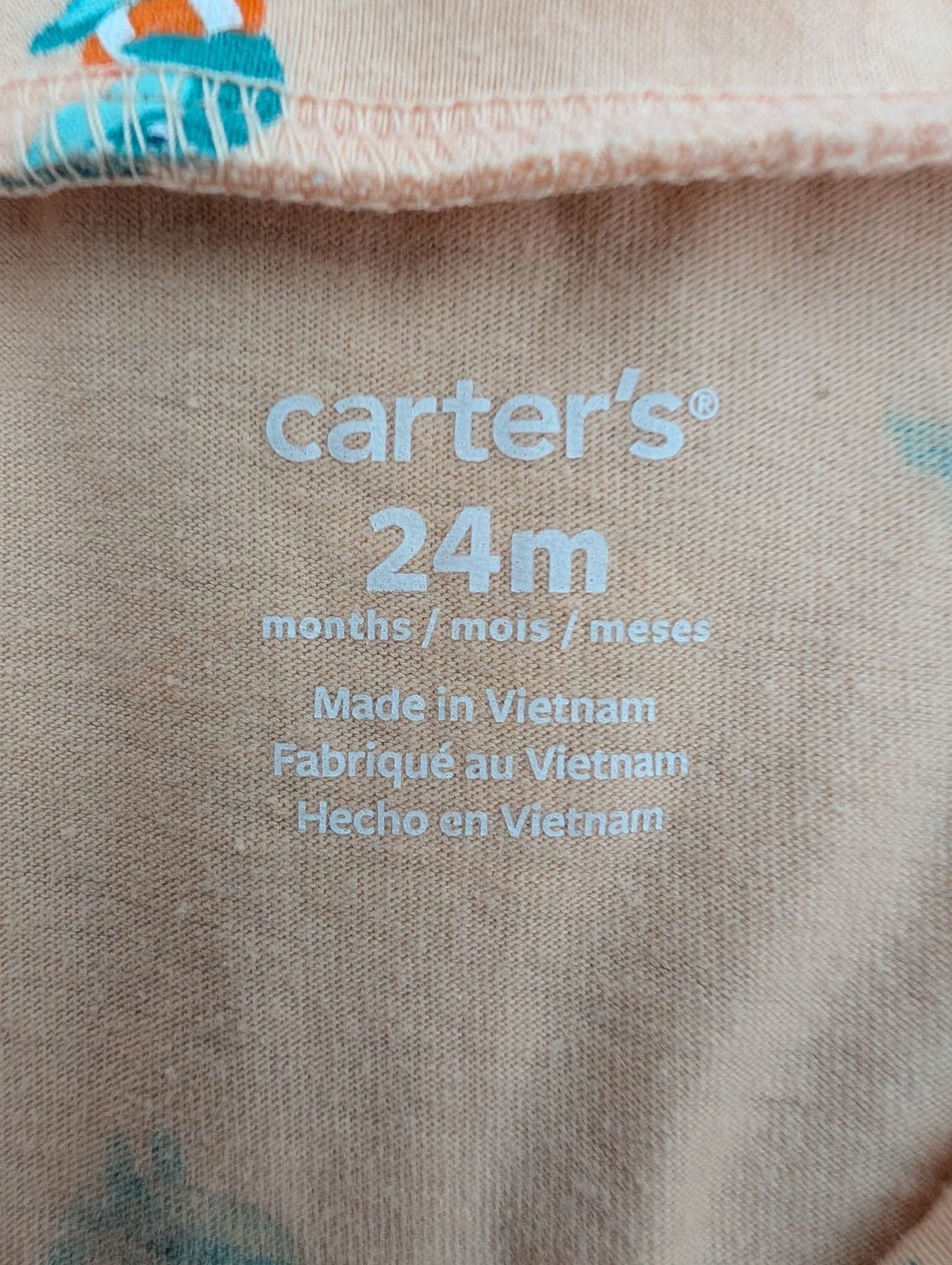 Carter's Orange Whale Polo Shirt - 24M, Kids 24 Month (18-24M)