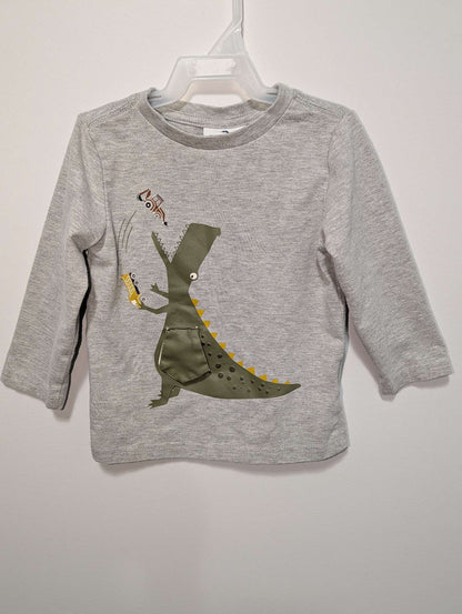 Tommy Bahama Dino Construction Shirt - 18M, Kids 18 Month (12-18M)