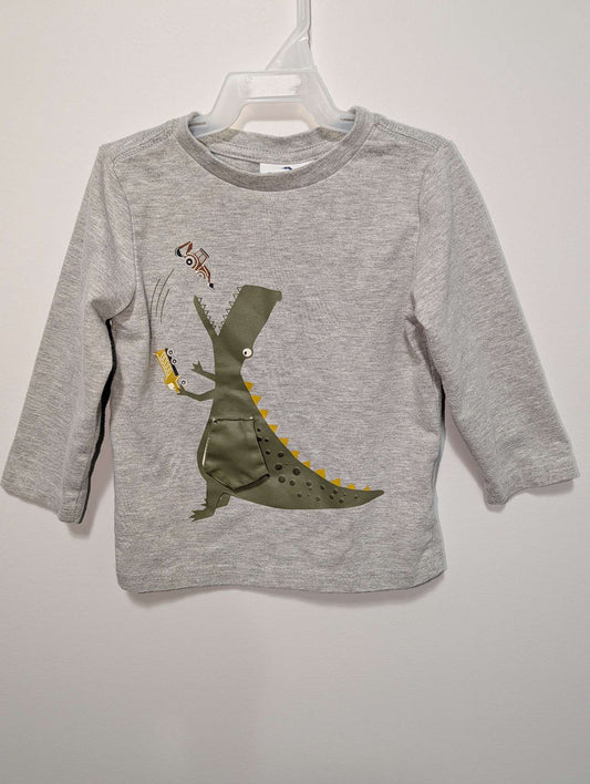 Tommy Bahama Dino Construction Shirt - 18M, Kids 18 Month (12-18M)