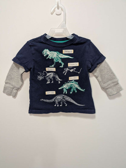 Baby Gap Dinosaur Skeleton Shirt - 12-18M, Kids 18 Month (12-18M)