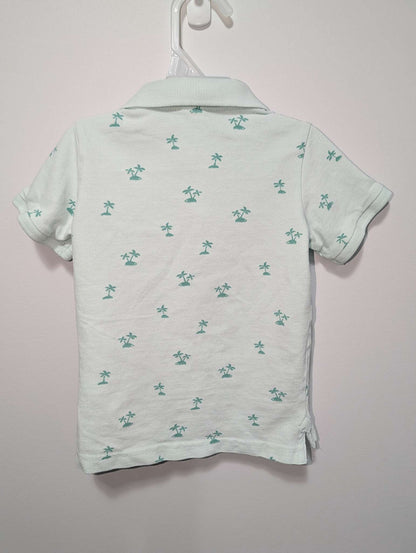 H&M Green Palm Tree Polo - 12-18M, Kids 18 Month (12-18M)