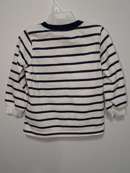 Carter's Basketball Dino Striped Shirt - 18M, Kids 18 Month (12-18M)