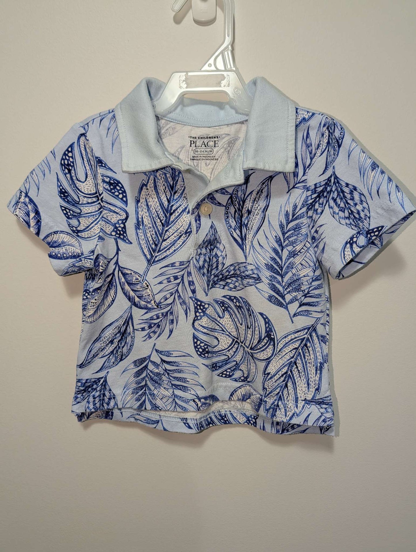 Children's Place Tropical Polo Tee - 18-24M, Kids 24 Month (18-24M)