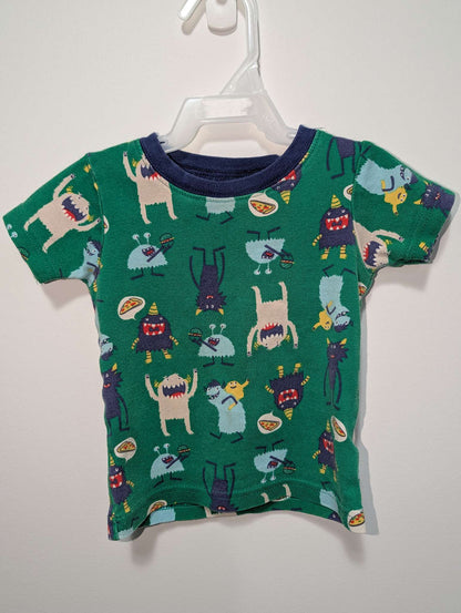 Carter's Monster & Pizza Print Shirt - 18M, Kids 18 Month (12-18M)