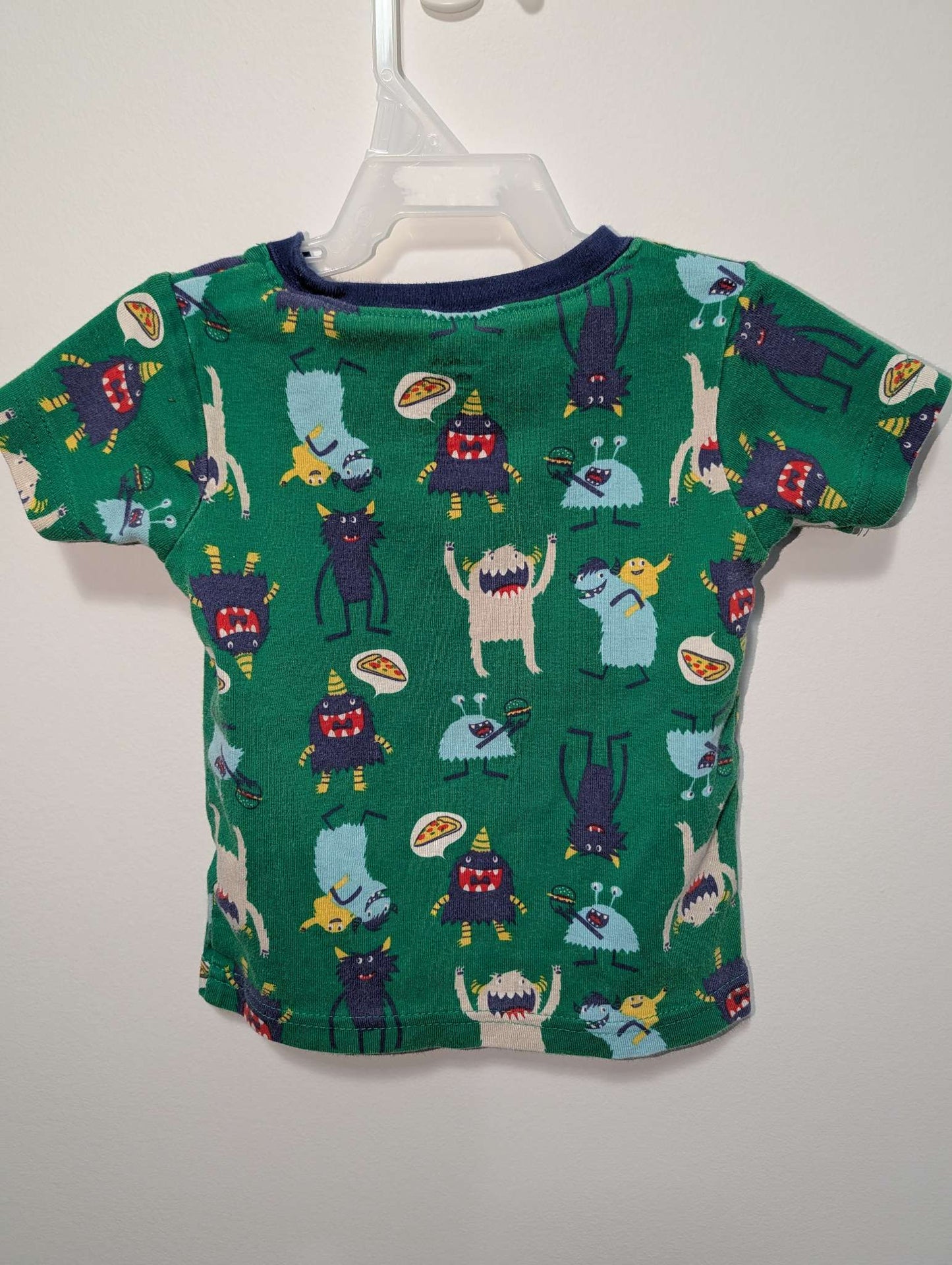 Carter's Monster & Pizza Print Shirt - 18M, Kids 18 Month (12-18M)