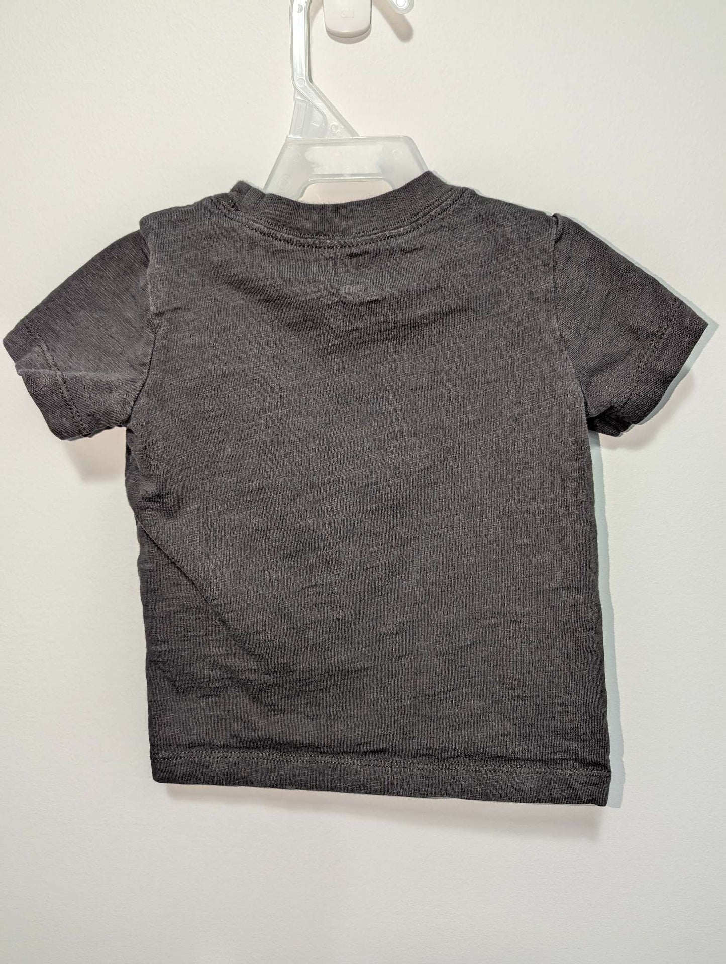 Carter's Grey Slub-Texture Tee - 18M, Kids 18 Month (12-18M)