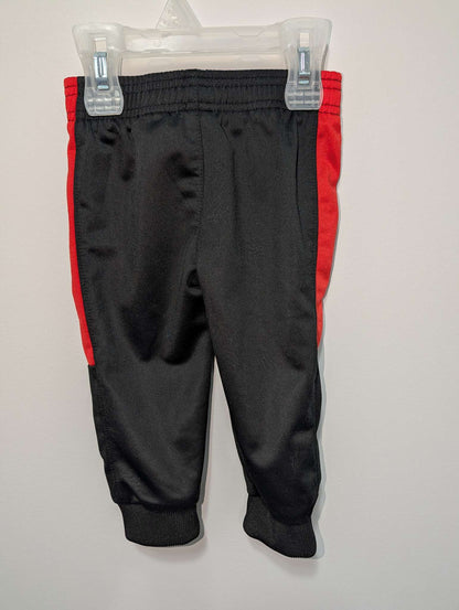 Puma Black & Red Track Pants - 18M, Kids 18 Month (12-18M)