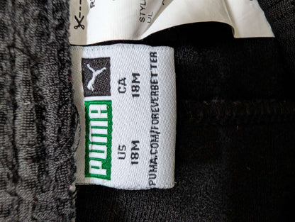 Puma Black & Red Track Pants - 18M, Kids 18 Month (12-18M)