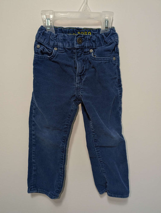 Baby Gap Blue Corduroy Pants - 2T, Kids 2T