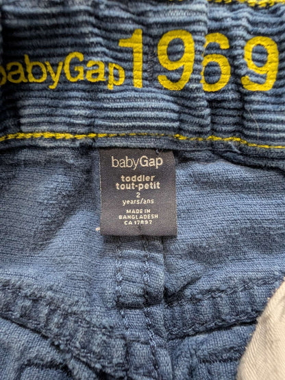 Baby Gap Blue Corduroy Pants - 2T, Kids 2T