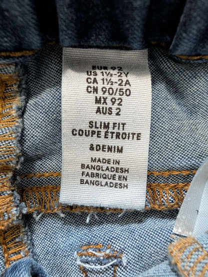 H&M Blue Denim Jeans - 18-24M, Kids 24 Month (18-24M)
