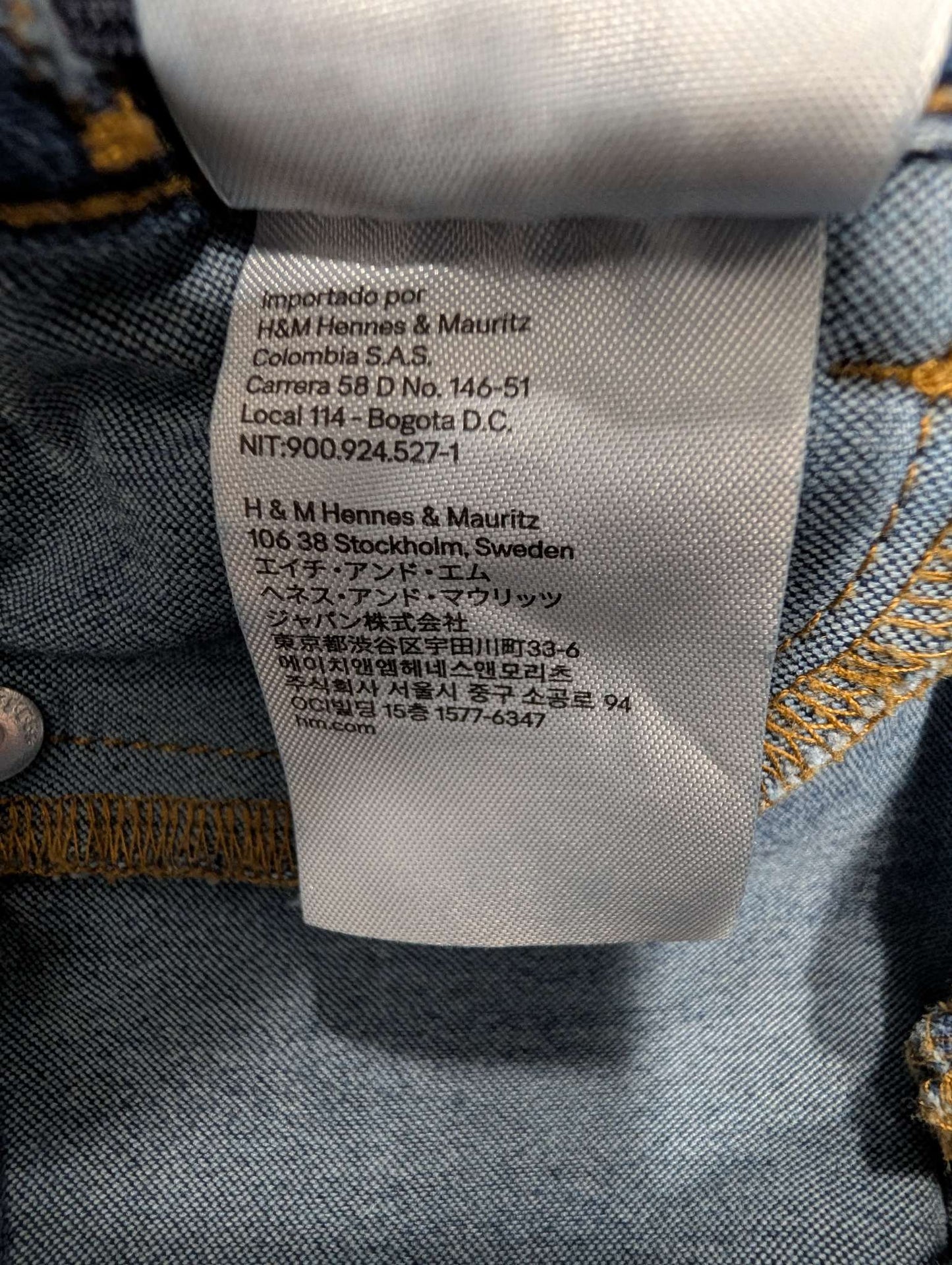 H&M Blue Denim Jeans - 18-24M, Kids 24 Month (18-24M)