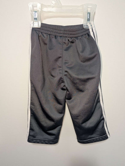 Adidas Grey 3-Stripe Track Pants - 12M, Kids 12 Month (9-12M)