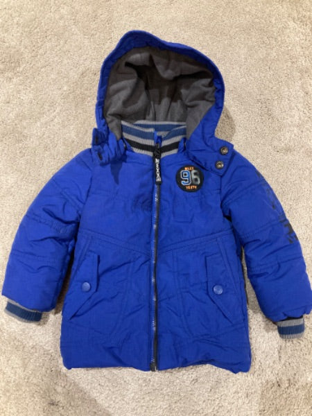 Mexx - Blue Winter Jacket - 12-18 months, Kids 18 Month (12-18M)