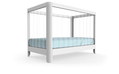 Wood and Acrylic Convertible Crib
