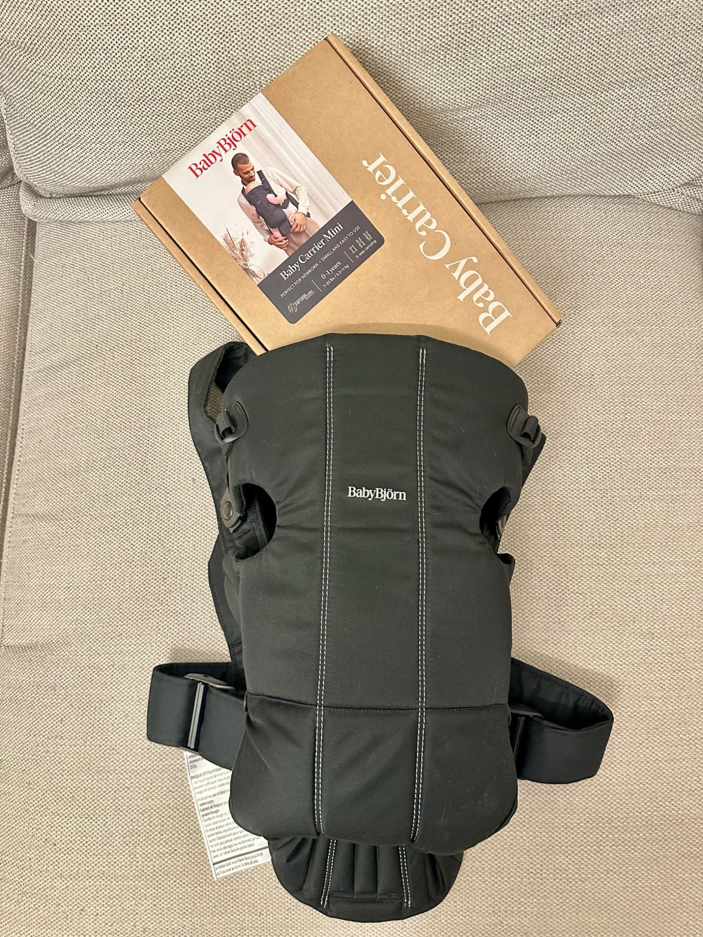 BabyBjorn Baby Carrier Mini - Black