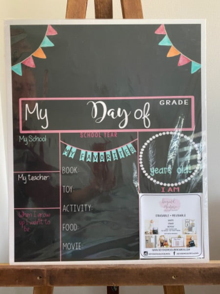 Re-usable School Year Board *NEW*