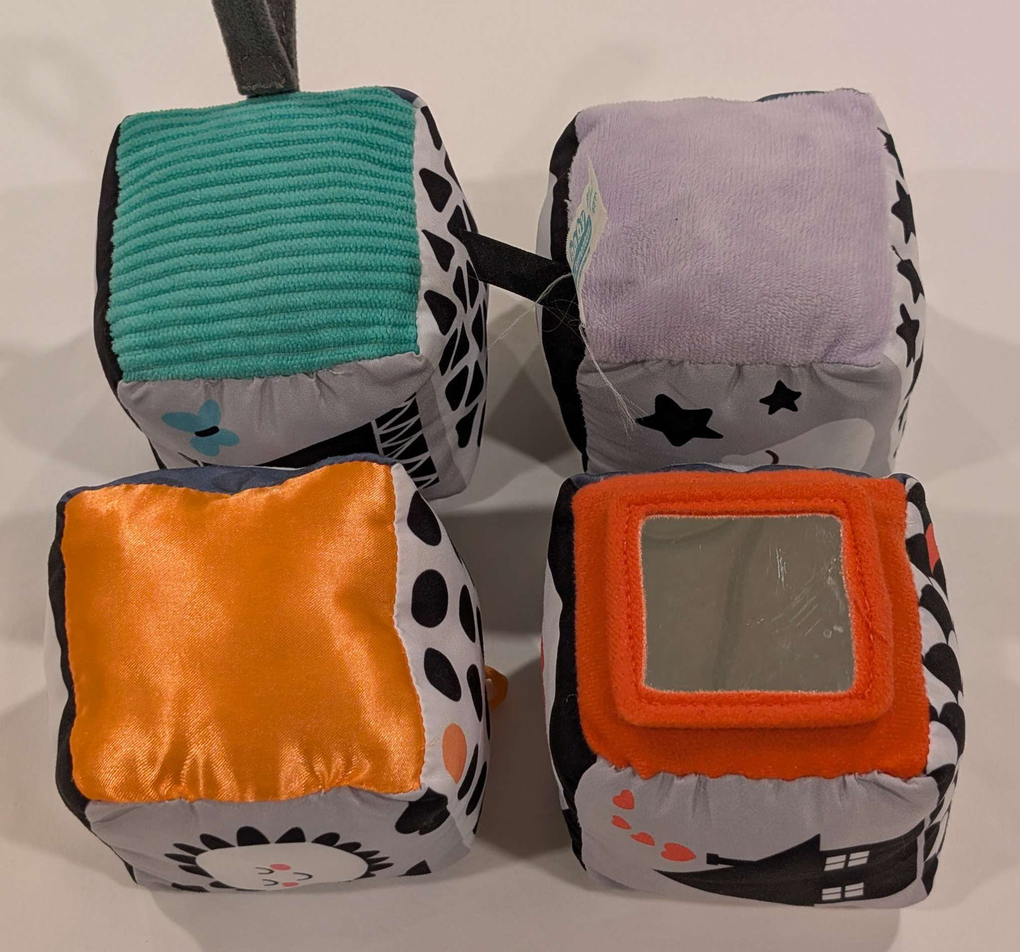 Clementoni Baby Black & White Soft Activity Cubes