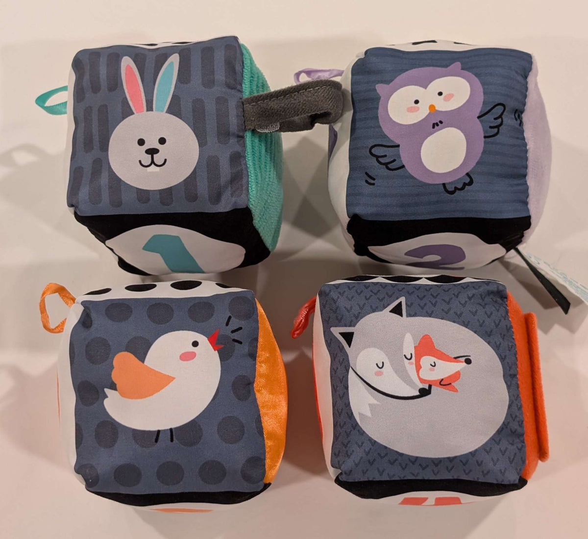 Clementoni Baby Black & White Soft Activity Cubes