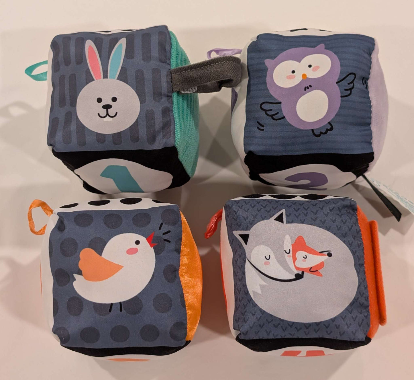 Clementoni Baby Black & White Soft Activity Cubes