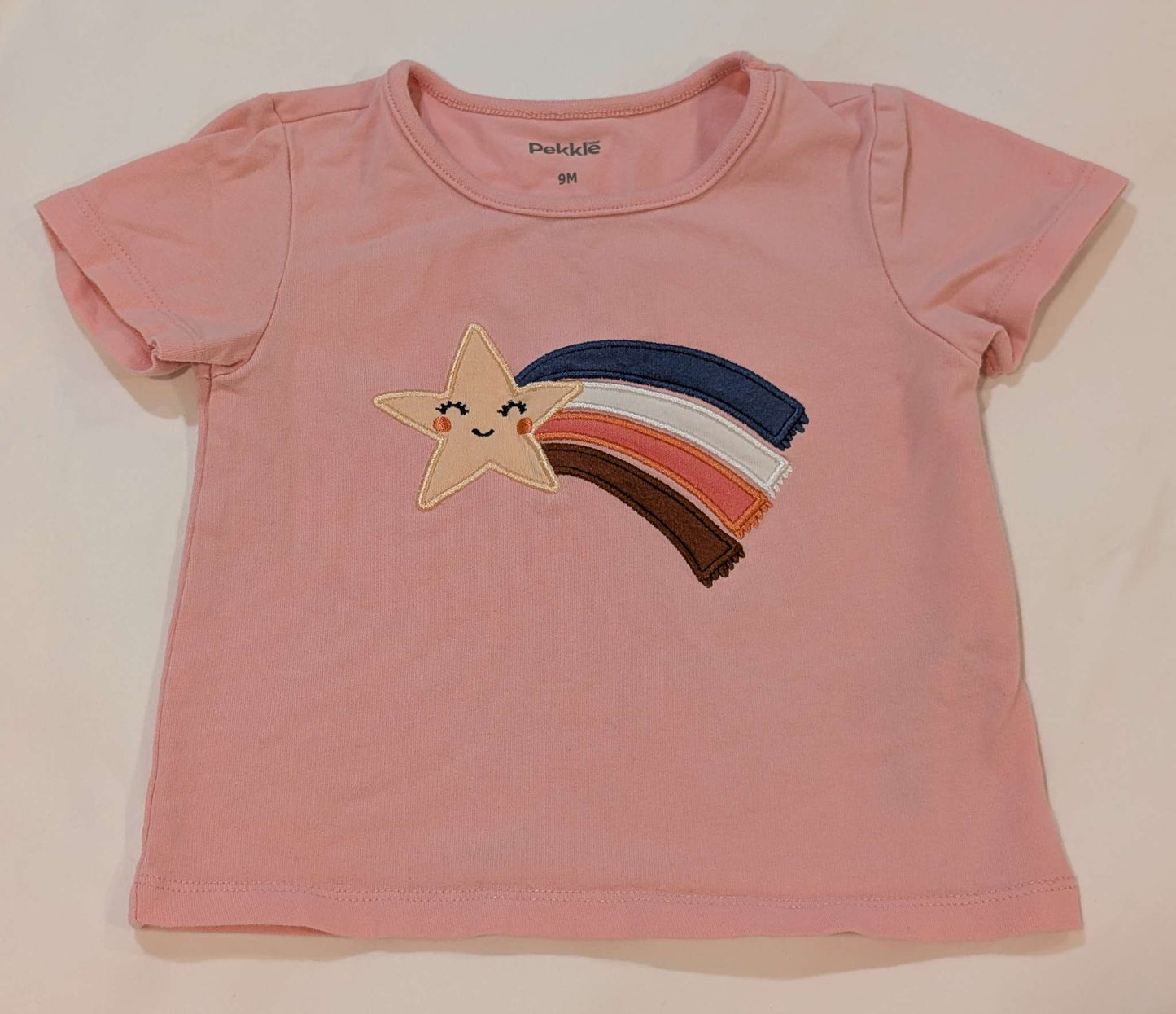 Pekkle, 9M, Rainbow/Star/Sun Overalls, Onesie & Shirt, Kids 9 Month (6-9M)