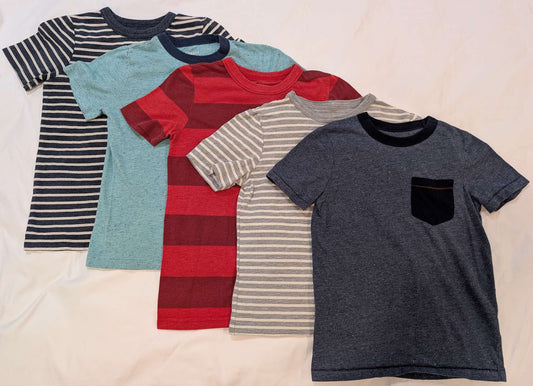 5 Pack, Joe Fresh T-Shirts, Size 6 Boys, Kids 6/6X (extra small)
