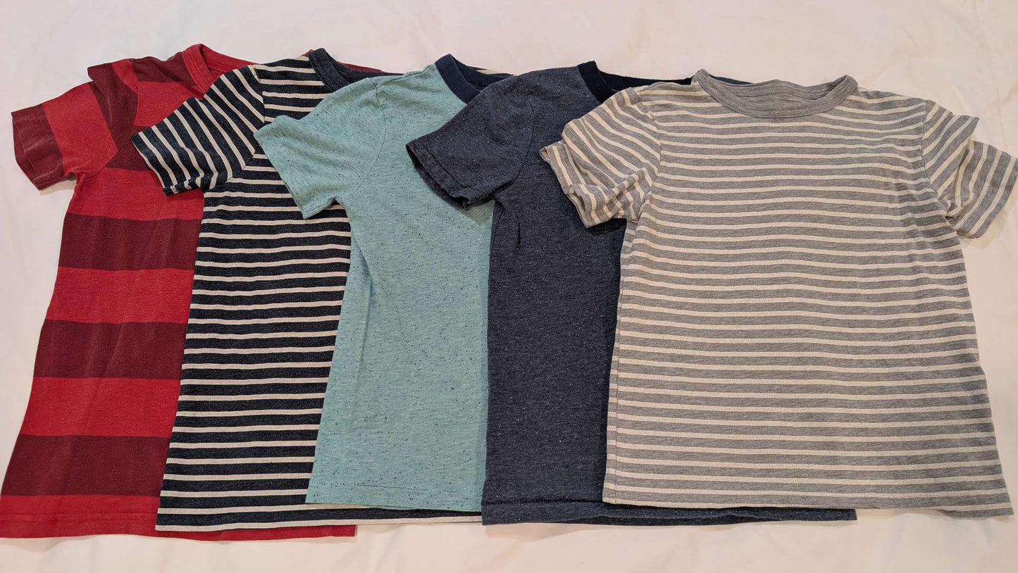 5 Pack, Joe Fresh T-Shirts, Size 6 Boys, Kids 6/6X (extra small)