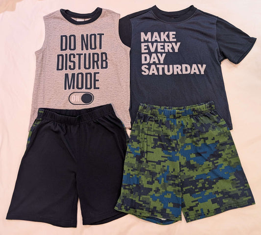 3 Pairs Shorts PJ Sets, Children's Place, Size 5/6, Boys, Kids 5/5T (extra small)