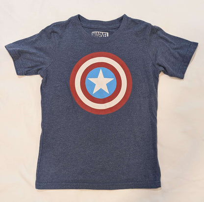 3 Pack Tshirts, Batman, Spiderman & Captain America, Size 6/7, Kids 6/6X (extra small)