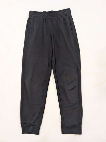 2 Pairs Athletic Pants, Black & Grey, Size 6/7, Boys, Kids 6/6X (extra small)